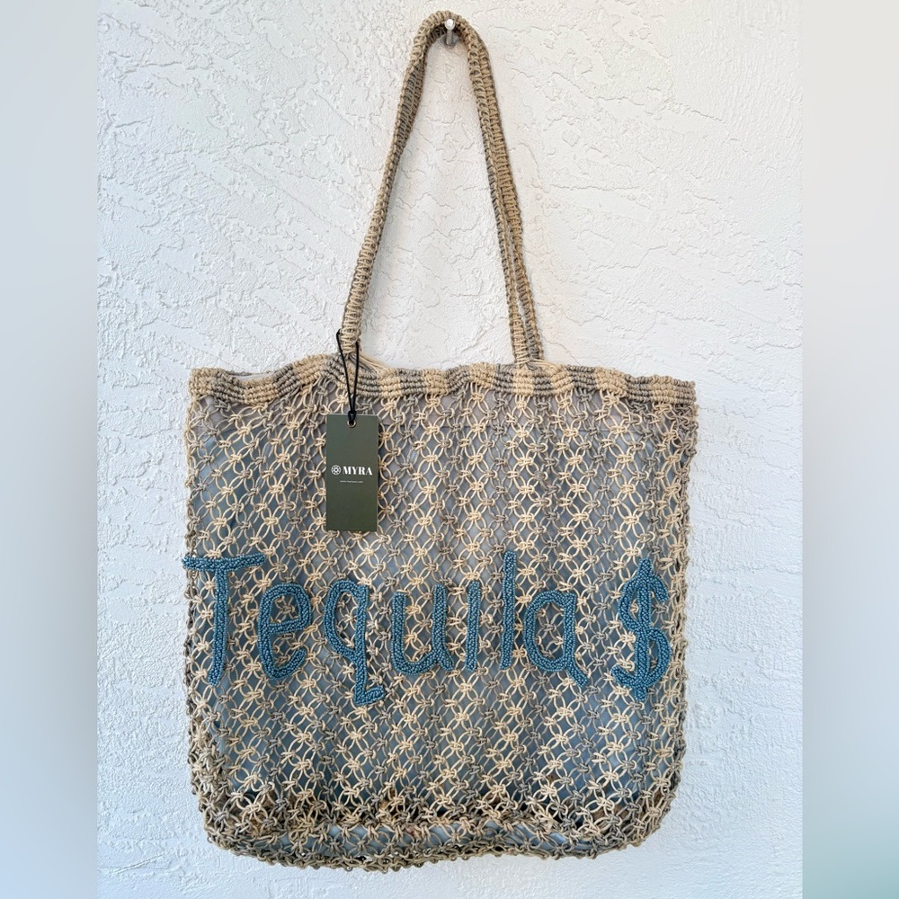 Myra Bag Tequila Town Dimension Tote 20” x 15” NWT
